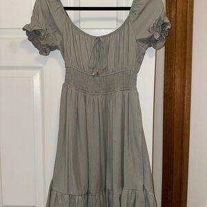 Elegant Green Women's Dress